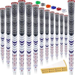 SAPLIZE Cross Cord Golf Grips Set of 13 Grips