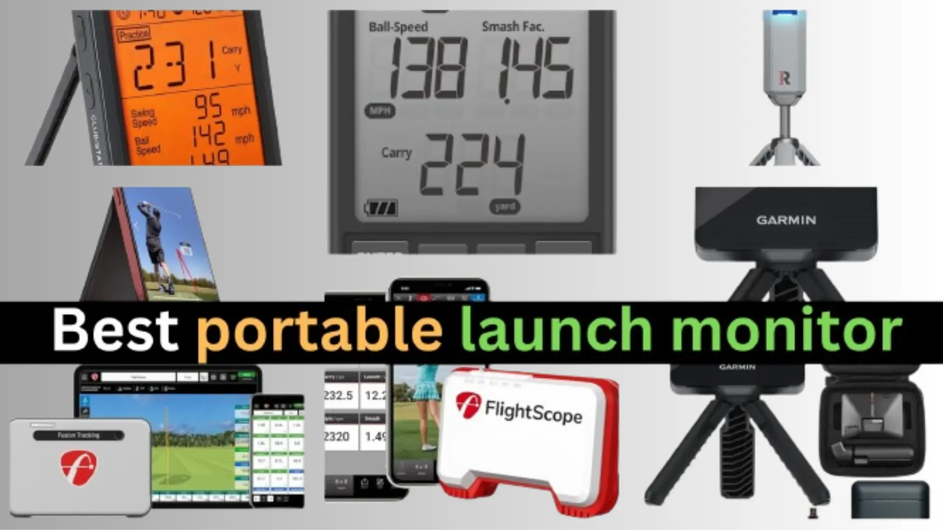 Best portable launch monitor