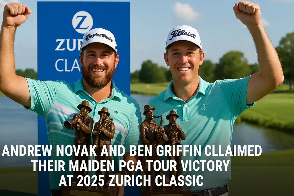 Andrew Novak and Ben Griffin claimed their maiden PGA Tour victory at 2025 Zurich Classic.
