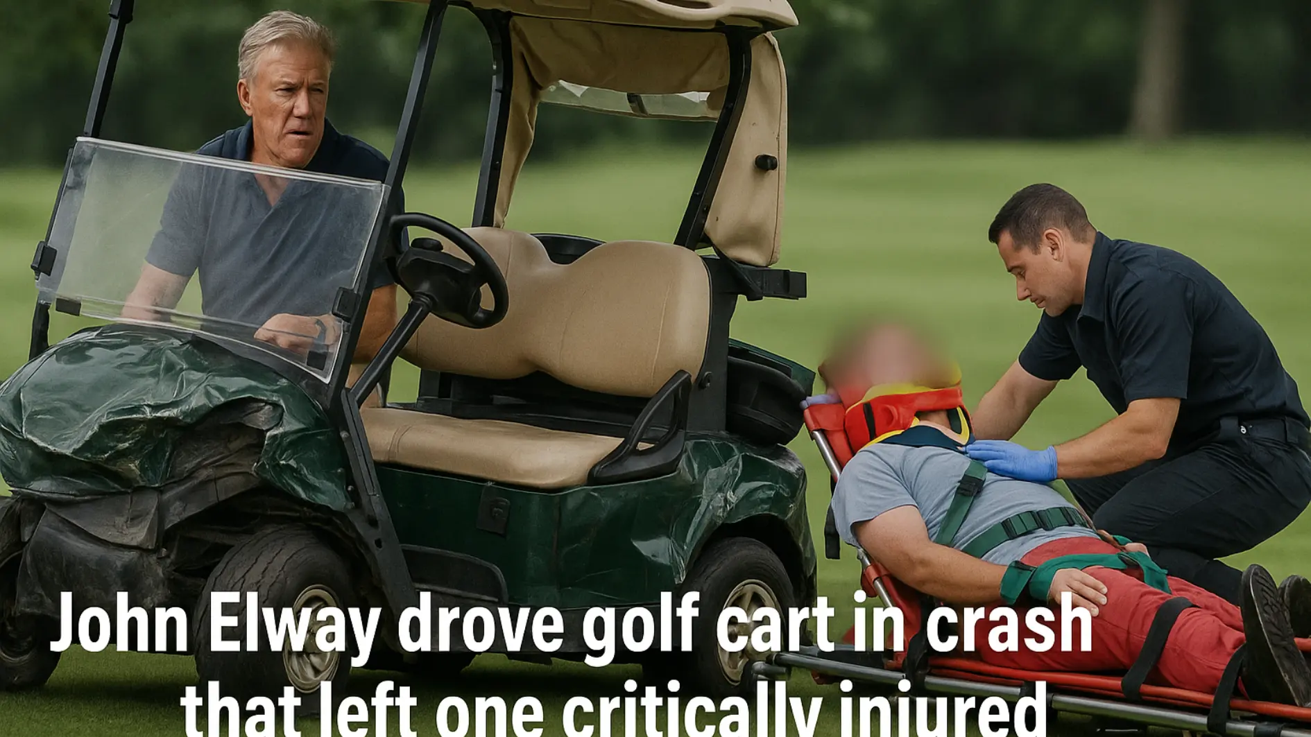 John Elway Drove Golf Cart in Crash that Left One Critically Injured